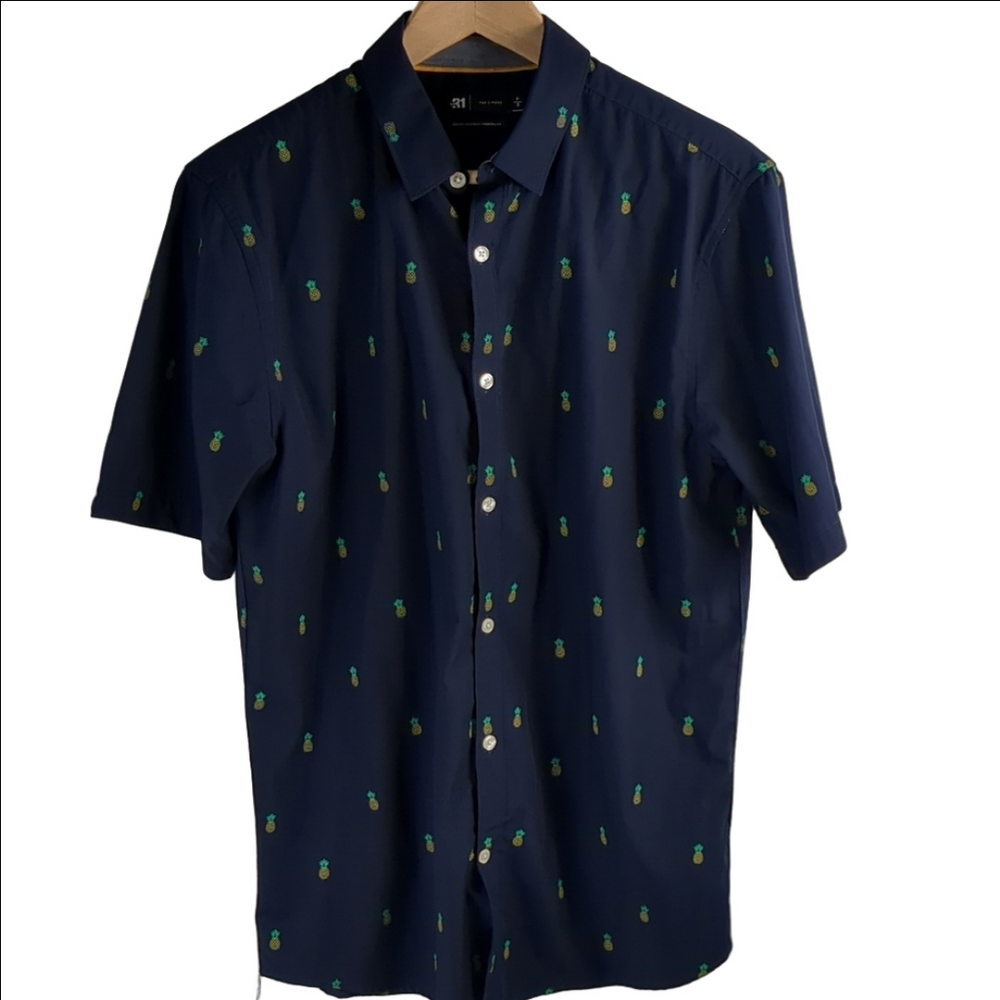Simons Le 31 Small Button Down Shirt